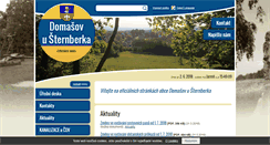 Desktop Screenshot of domasovusternberka.cz